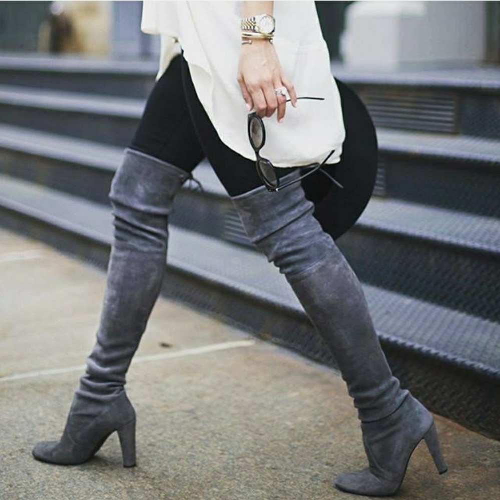 RESERVED💥Stuart Weitzman🆕 Highland Boots - Picture 2 of 8